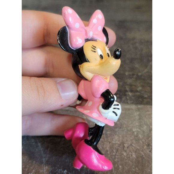 Minnie‎ Mouse pink heels happy Disney Pixar toy figure - Picture 2 of 4